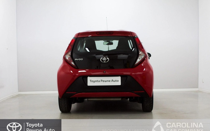 Toyota Aygo cena 41000 przebieg: 90158, rok produkcji 2019 z Wronki małe 79